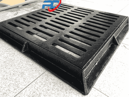 Song chắn rác bằng gang bản rộng