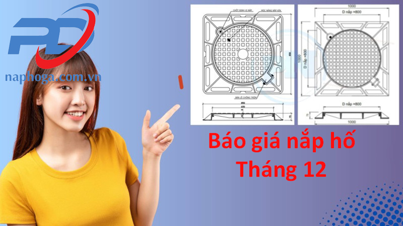 Báo giá nắp hố ga tháng 12 mới nhất